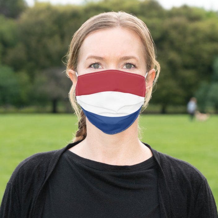 Netherlands flag cloth face mask Zazzle.co.uk