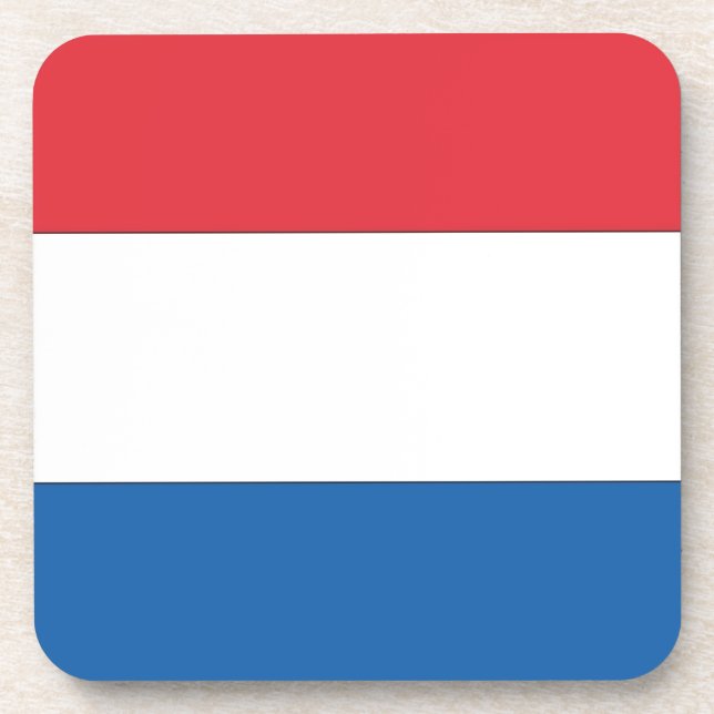 Netherlands Flag Coaster (Front)