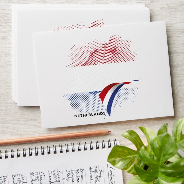 Netherlands flag envelope (Stacked)