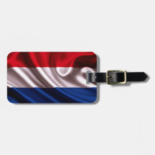 Netherlands flag for Luggage-Tag-leather-strap Luggage Tag