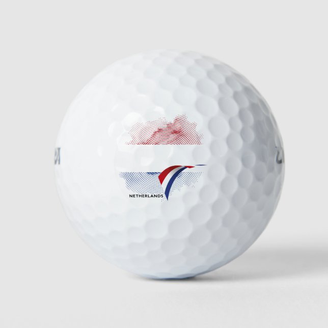 Netherlands flag golf balls (Front)