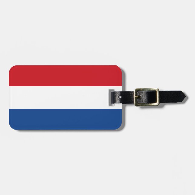Netherlands Flag, Holland, Dutch Luggage Tag (Front Horizontal)