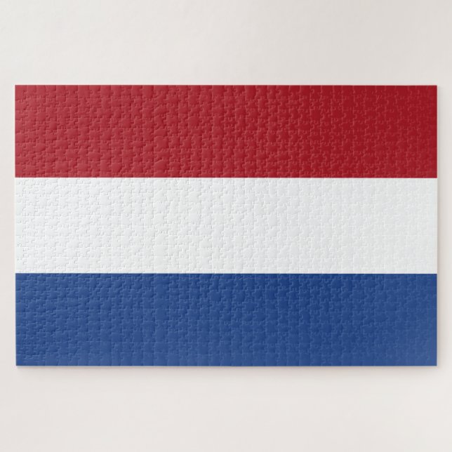 Netherlands Flag Jigsaw Puzzle (Horizontal)