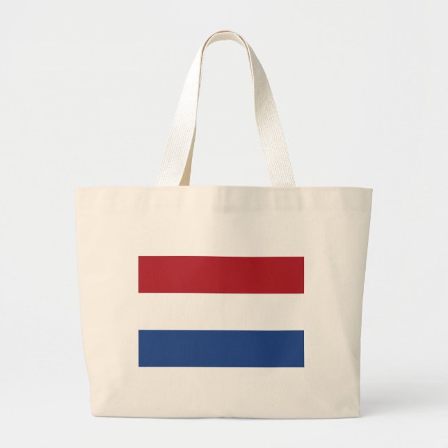 Netherlands Flag jtcn Large Tote Bag (Front)