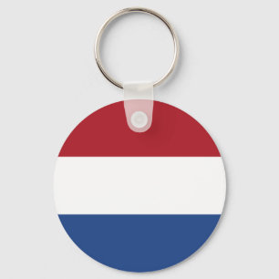 Netherlands Flag Key Ring