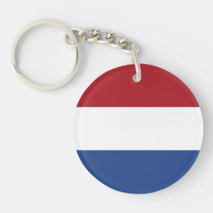 Netherlands Flag Key Ring