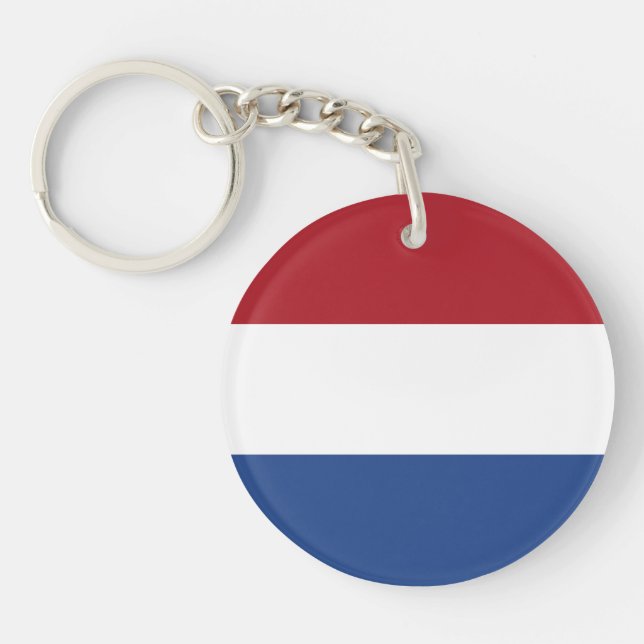 Netherlands Flag Key Ring (Front)