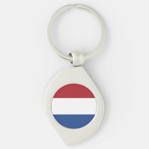 Netherlands Flag Key Ring