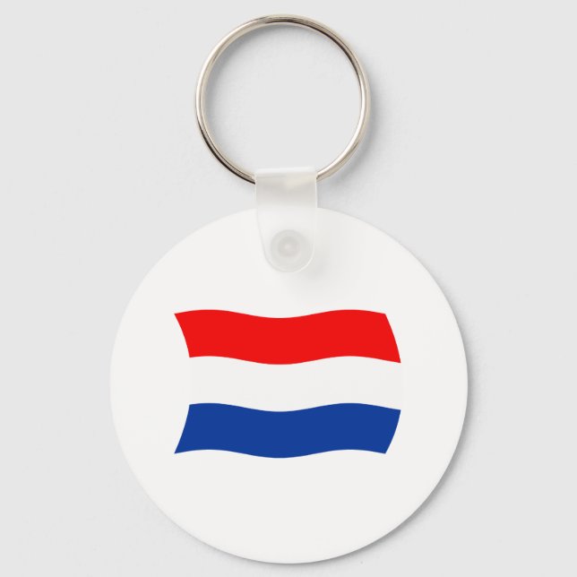 Netherlands Flag Keychain (Front)