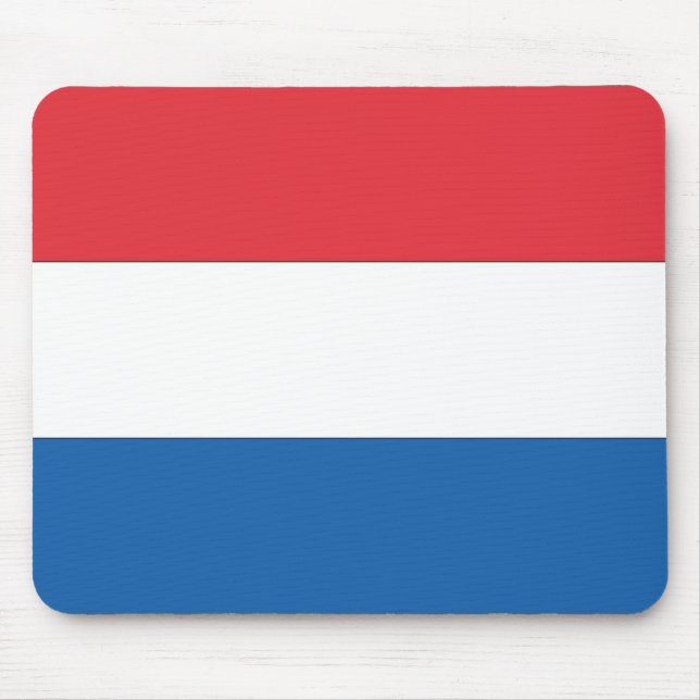 Netherlands Flag Mouse Mat (Front)