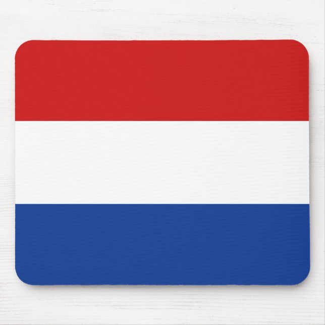 Netherlands Flag Mousepad (Front)