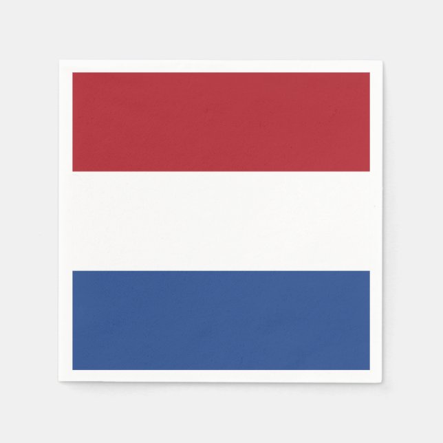Netherlands Flag Napkin (Front)