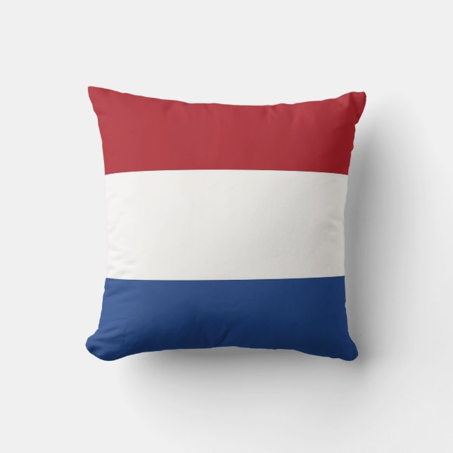 Netherlands Flag on American MoJo Pillow (Front)