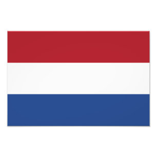 Netherlands Flag Photo Print