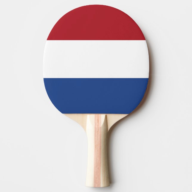 Netherlands Flag Ping Pong Paddle (Front)
