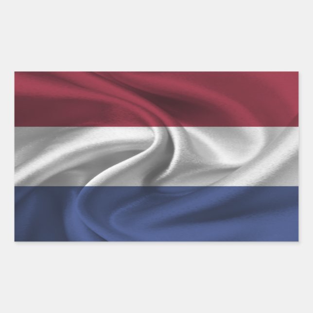Netherlands Flag Rectangular Sticker (Front)