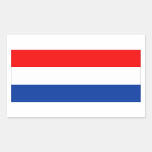 Netherlands Flag Rectangular Sticker