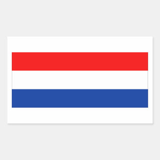 Netherlands Flag Rectangular Sticker