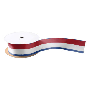 Netherlands Flag Satin Ribbon