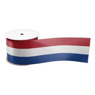 Netherlands Flag Satin Ribbon