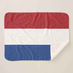 Netherlands Flag Sherpa Blanket