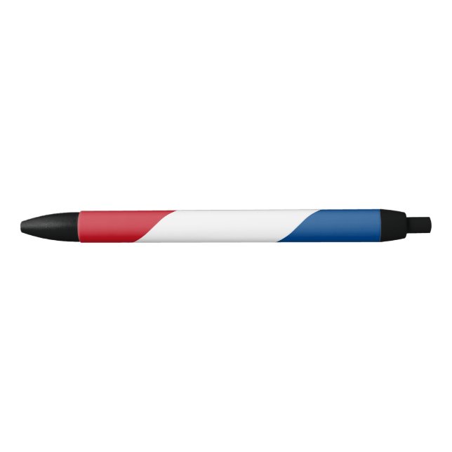 Netherlands Flag Souvenir Modern Black Ink Pen (Front)