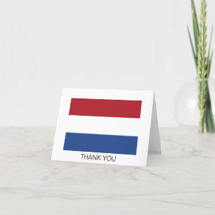 Netherlands Flag Thank You Card