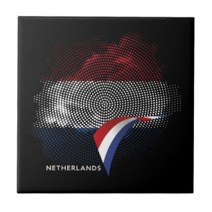 Netherlands flag tile