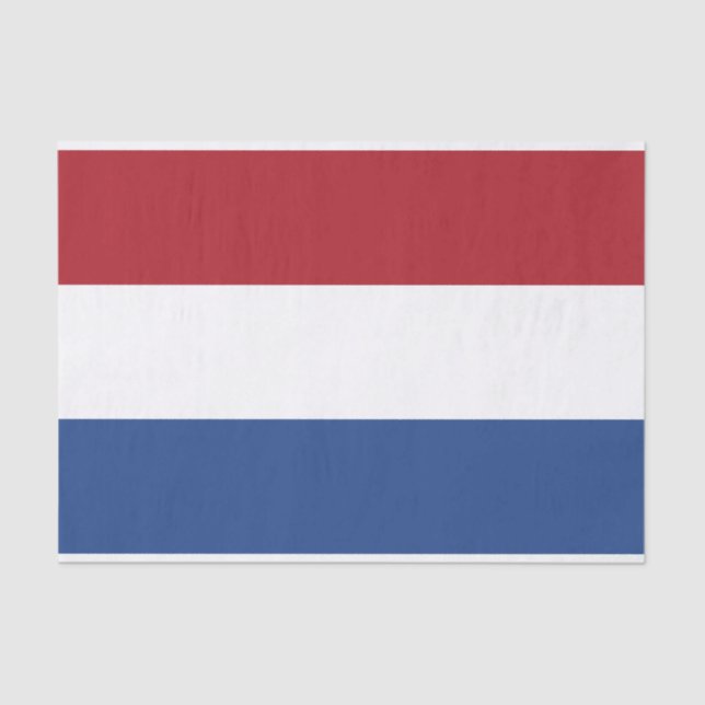 Netherlands Flag Tissue Paper (Front)