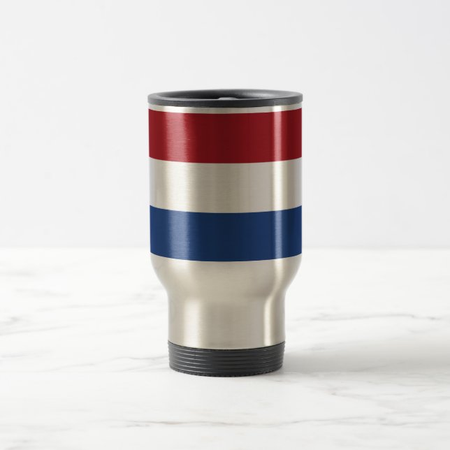 Netherlands Flag Travel Mug (Center)