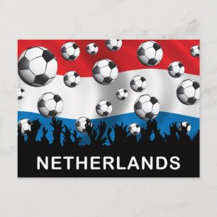 Netherlands Football Postcard