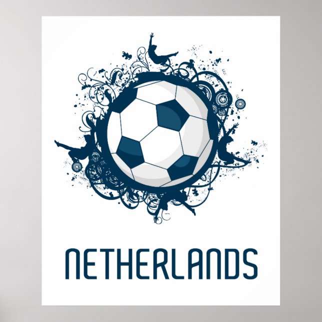 Netherlands Football Poster (Front)