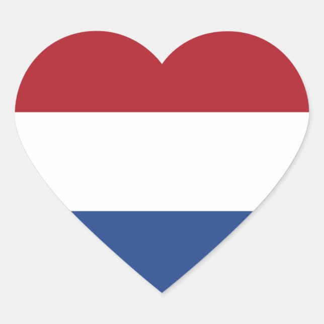 netherlands heart sticker (Front)