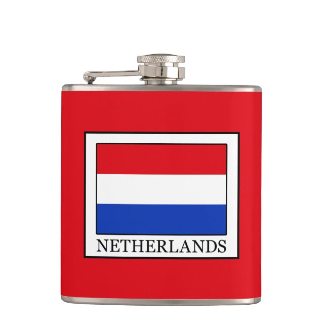 Netherlands Hip Flask (Front)