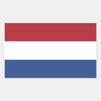Netherlands/Holland/Dutch/Hollander Flag Rectangular Sticker