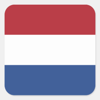Netherlands/Holland/Dutch/Hollander Flag Square Sticker
