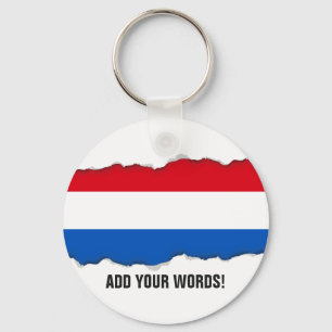 Netherlands Holland Flag Key Ring