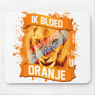 Netherlands "I Bleed Orange" in Dutch Mouse Mat