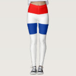 Netherlands Leggings<br><div class="desc">Netherlands flag: Red White Blue Stripes</div>