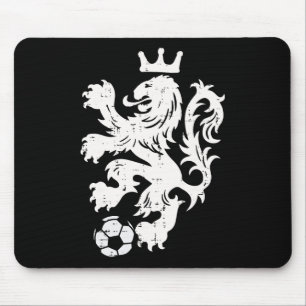 Netherlands Lion Dutch Orange Soccer Fan Men Women Mouse Mat
