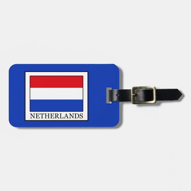 Netherlands Luggage Tag (Front Horizontal)