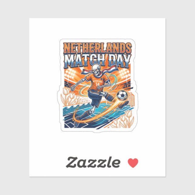 Netherlands Match Day Skeleton Striker Nations Hig (Sheet)