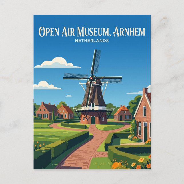 Netherlands Open Air Museum Netherlands Postcard (Front)
