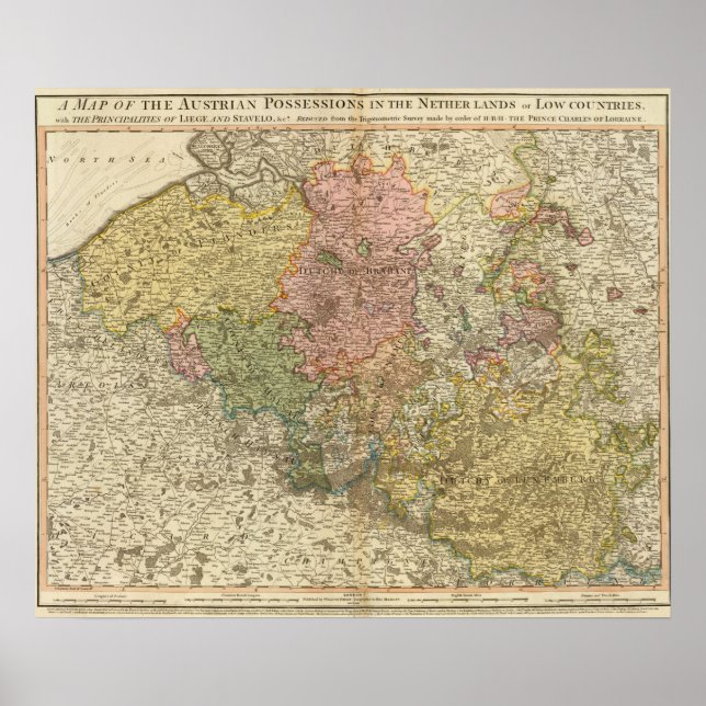 Netherlands or Low Countries Poster (Front)