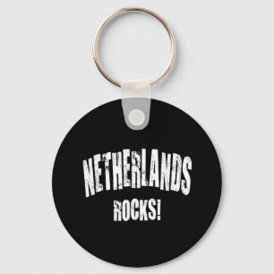Netherlands Rocks! Key Ring