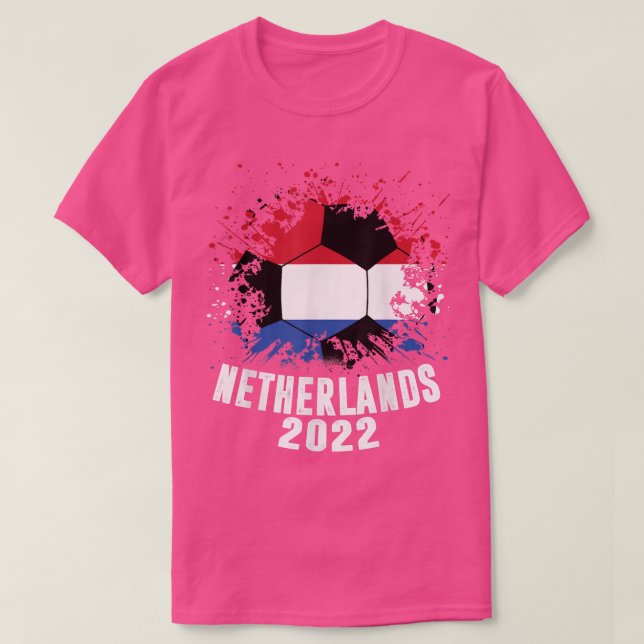 Netherlands Soccer 2022 Dutch Holland Flag Soccer  T-Shirt (Design Front)
