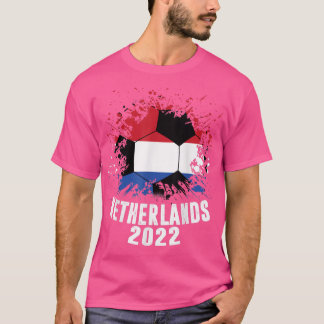 Netherlands Soccer 2022 Dutch Holland Flag Soccer  T-Shirt