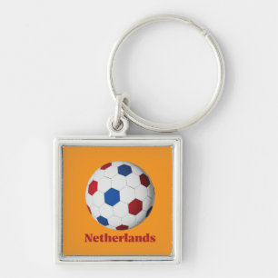 Netherlands Soccer Key Ring