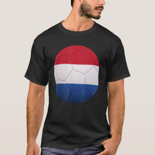 Netherlands Soccer National  Ball Netherlands Flag T-Shirt