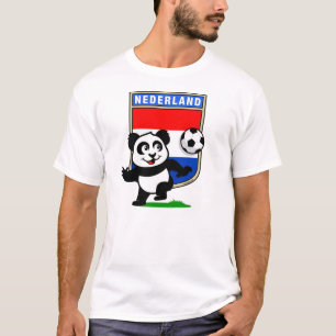 Netherlands Soccer Panda (light shirts) T-Shirt